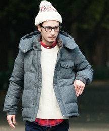 green label relaxing | W/N HOODED ダウンブルゾン(ダウンジャケット/コート)