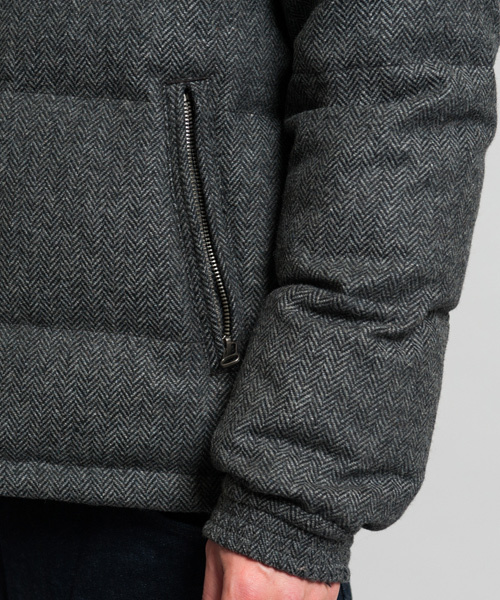 green label relaxing（グリーンレーベルリラクシング）の「W/N HOODED ダウンブルゾン（ダウンジャケット/コート・メンズ・グレー/ダークグリーン・LARGE/SMALL/X-LARGE/MEDIUM）」の11枚目の写真