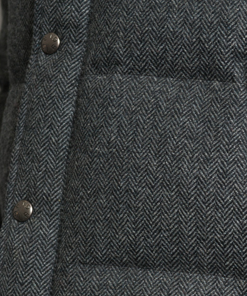 green label relaxing（グリーンレーベルリラクシング）の「W/N HOODED ダウンブルゾン（ダウンジャケット/コート・メンズ・グレー/ダークグリーン・LARGE/SMALL/X-LARGE/MEDIUM）」の12枚目の写真