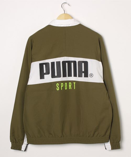 プーマ ゴルフ COBRA ウーブンジャケット アウター カーキ M