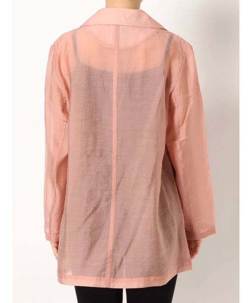 dazzlin（ダズリン）の「シアーシングルサマージャケット（テーラードジャケット・レディース・オフホワイト/ピンク/グリーン系その他・FREE）」の20枚目の写真