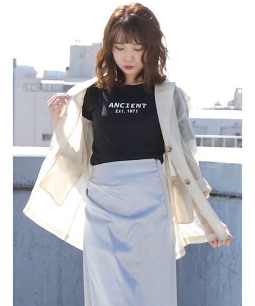 dazzlin（ダズリン）の「シアーシングルサマージャケット（テーラードジャケット・レディース・オフホワイト/ピンク/グリーン系その他・FREE）」の2枚目の写真