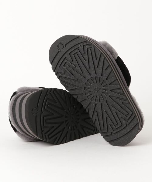 UGG（アグ）の「UGG Disco Checker Slide (BLACK / DARK GREY 