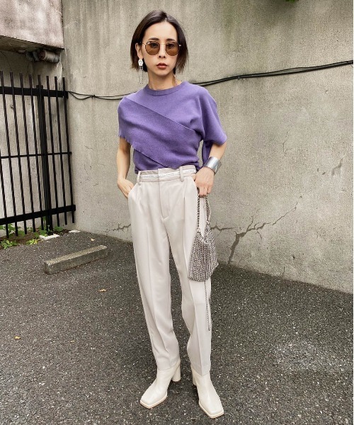 Ameri（アメリ）の「HUG ME KNIT（ニット/セーター）」 - WEAR