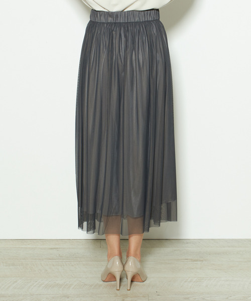 Tiara(ティアラ)の「リバーシブルチュールスカート(スカート・レディース・ピンク/チョコ/ライトベージュ・FREE)」の19枚目の写真