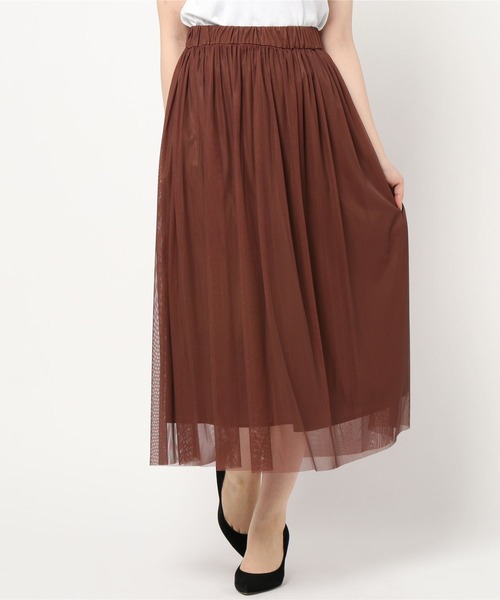 Tiara(ティアラ)の「リバーシブルチュールスカート(スカート・レディース・ピンク/チョコ/ライトベージュ・FREE)」の16枚目の写真