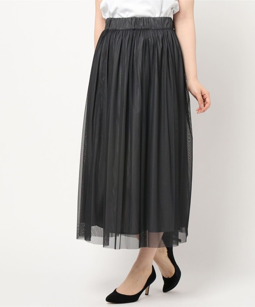 Tiara(ティアラ)の「リバーシブルチュールスカート(スカート・レディース・ピンク/チョコ/ライトベージュ・FREE)」の12枚目の写真