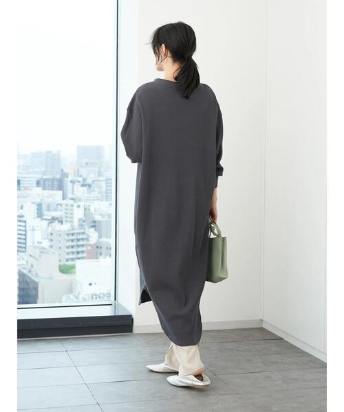 AMERICAN HOLIC(アメリカンホリック)の「ショルダーボタンワッフルカットワンピース *(ワンピース・レディース・チャコールグレー/モカ/ベージュ系その他・FREE)」の22枚目の写真