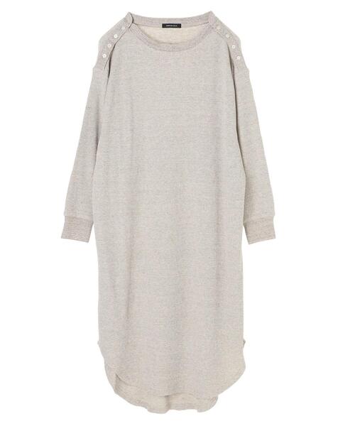 AMERICAN HOLIC(アメリカンホリック)の「ショルダーボタンワッフルカットワンピース *(ワンピース・レディース・チャコールグレー/モカ/ベージュ系その他・FREE)」の16枚目の写真