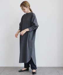 AMERICAN HOLIC | ショルダーボタンワッフルカットワンピース　＊(ワンピース)