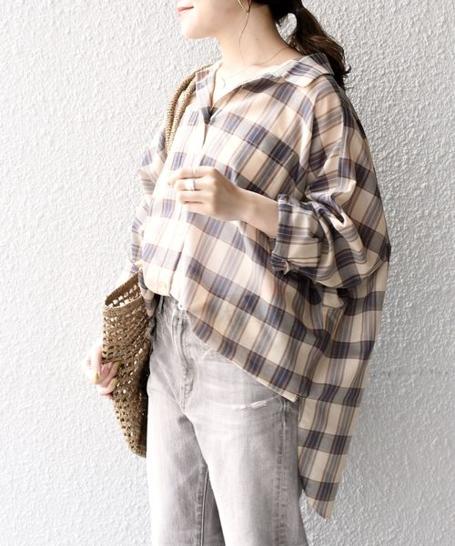 ブラウス シャツ NEWドルマンビッグシャツ レディース NEWドルマンビッグシャツ （シャツ・ブラウス）｜Rouge vif la