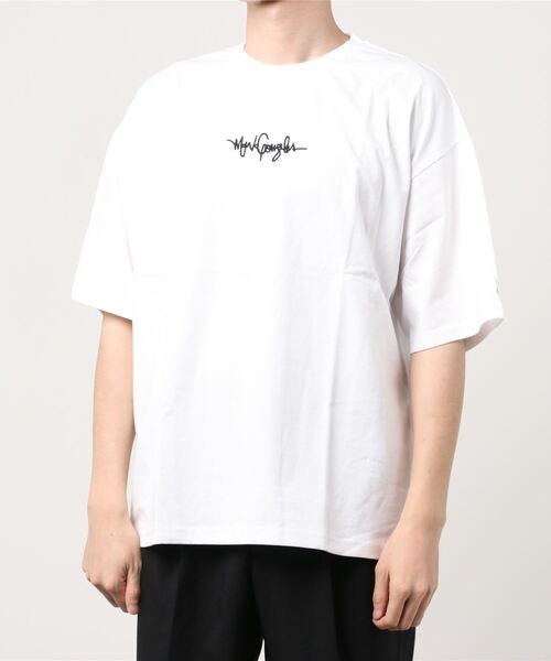 Mark Gonzales(マーク・ゴンザレス)の「Mark Gonzales(マーク ゴンザレス)ビックグラフィックTシャツ(Tシャツ/カットソー・メンズ・ホワイト/ブラック・M/L/XL)」の2枚目の写真
