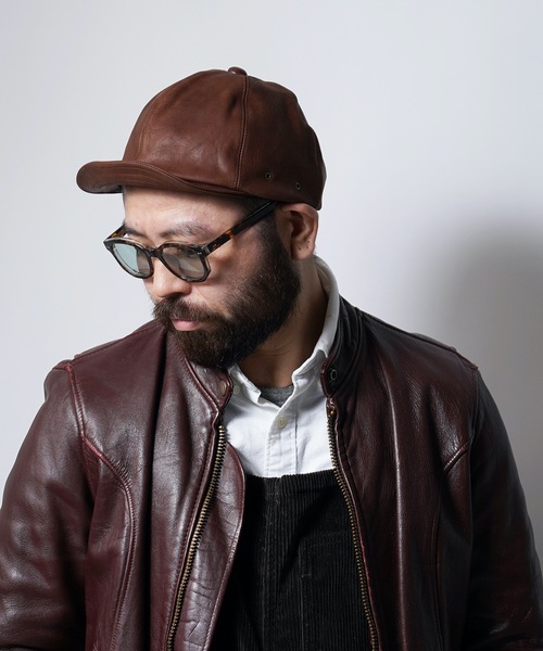 MRFATMAN（ミスターファットマン）の「Billie Leather Cap