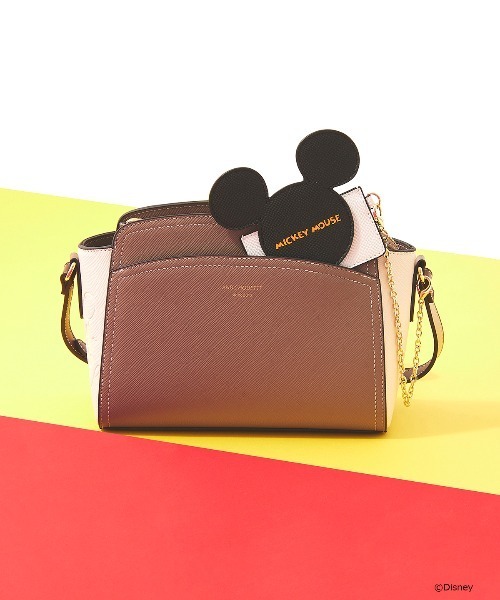 Disney Collection バッグ Chouette ミッキー カードケース付きショルダーバッグ ショルダーバッグ Disney Disney ディズニー のファッション 買い オンライン