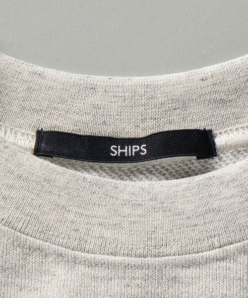 SHIPS(シップス)の「【WEB限定】SHIPS: 吸水速乾・UVケア Drymix(R) ワンポイント ロゴワッペン クルーネック スウェット (トレーナー) 21SS(スウェット・メンズ・チャコールグレー/ライトグレー/ブラック/ネイビー・MEDIUM/LARGE/X-LARGE/XX-LARGE/SMALL)」の12枚目の写真