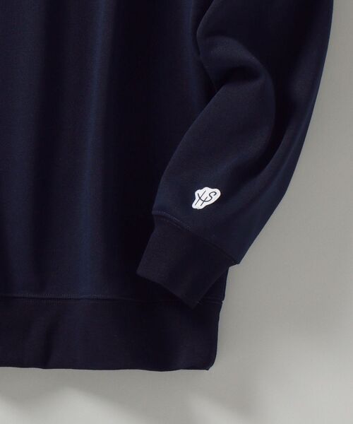 SHIPS(シップス)の「【WEB限定】SHIPS: 吸水速乾・UVケア Drymix(R) ワンポイント ロゴワッペン クルーネック スウェット (トレーナー) 21SS(スウェット・メンズ・チャコールグレー/ライトグレー/ブラック/ネイビー・MEDIUM/LARGE/X-LARGE/XX-LARGE/SMALL)」の20枚目の写真