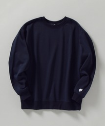 【WEB限定】SHIPS: 吸水速乾・UVケア Drymix(R) ワンポイント ロゴワッペン クルーネック スウェット (トレーナー) 21SS