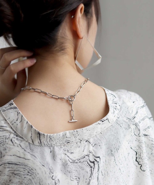 antiqua（アンティカ）の「チェーンネックレス（ネックレス・レディース・シルバー/ゴールド・FREE）」の5枚目の写真