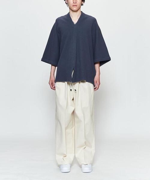 ATHA（アタ）の「＜ATHA＞ TWILL WIDE PT/ワイドパンツ（その他パンツ・メンズ・オフホワイト・FREE）」の2枚目の写真