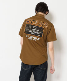 AVIREX | ミリタリー パッチド シャツ ヴァンス AFB/SS MILI PATCHED SHIRTS VANCE AFB/アヴィレックス/AVIREX(シャツ/ブラウス)