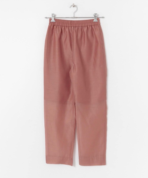 KBF+（ケービーエフプラス）の「KBF+　シアーストレートパンツ∴（その他パンツ・レディース・レッド/グリーン・ONE）」の10枚目の写真