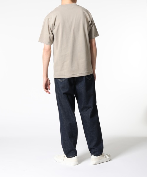 ADAM ET ROPE'(アダムエロペ)の「【スウェットガード】スモーキーカラーポケットT/汗染み防止(Tシャツ/カットソー・メンズ・ホワイト/サックスブルー/グリーン/グレイッシュベージュ・S/M/L)」の18枚目の写真