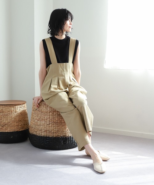 LAKOLE（ラコレ）の「14Gスリーブレスハイネックプルオーバー / 933226（ニット/セーター・レディース・ブラック/グリーン/ライトイエロー/キャメル・SMALL/MEDIUM）」の5枚目の写真