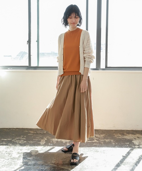 LAKOLE（ラコレ）の「14Gスリーブレスハイネックプルオーバー / 933226（ニット/セーター・レディース・ブラック/グリーン/ライトイエロー/キャメル・SMALL/MEDIUM）」の19枚目の写真