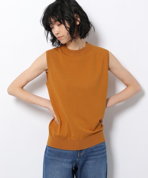 LAKOLE（ラコレ）の「14Gスリーブレスハイネックプルオーバー / 933226（ニット/セーター・レディース・ブラック/グリーン/ライトイエロー/キャメル・SMALL/MEDIUM）」の17枚目の写真