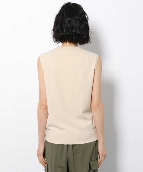 LAKOLE（ラコレ）の「14Gスリーブレスハイネックプルオーバー / 933226（ニット/セーター・レディース・ブラック/グリーン/ライトイエロー/キャメル・SMALL/MEDIUM）」の13枚目の写真