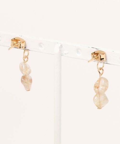 ROPE' PICNIC（ロペピクニック）の「カラーストーンピアス（ピアス（両耳用）・レディース・イエロー系その他/ブルー系その他4・FREE）」の3枚目の写真
