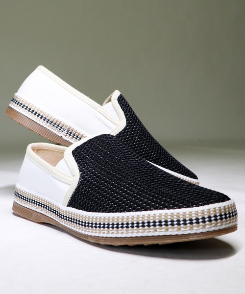 Dedes(デデス)の「DEDES メッシュスリッポンシューズ(スリッポン・メンズ・ホワイト×ネイビー/ブラック×ホワイト/カーキ/ブルー系その他/イエロー/ネイビー/ブルー/オレンジ/レッド系その他/レッド/ブラック/ブルー系その他2/ホワイト/ブラウン/グリーン/ブルー系その他3/グリーン系その他・36/37/38/39/42/40/41/43/44)」の4枚目の写真