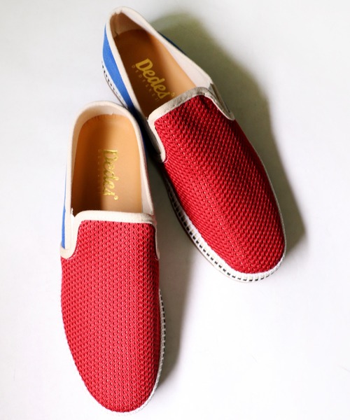 Dedes(デデス)の「DEDES メッシュスリッポンシューズ(スリッポン・メンズ・ホワイト×ネイビー/ブラック×ホワイト/カーキ/ブルー系その他/イエロー/ネイビー/ブルー/オレンジ/レッド系その他/レッド/ブラック/ブルー系その他2/ホワイト/ブラウン/グリーン/ブルー系その他3/グリーン系その他・36/37/38/39/42/40/41/43/44)」の16枚目の写真