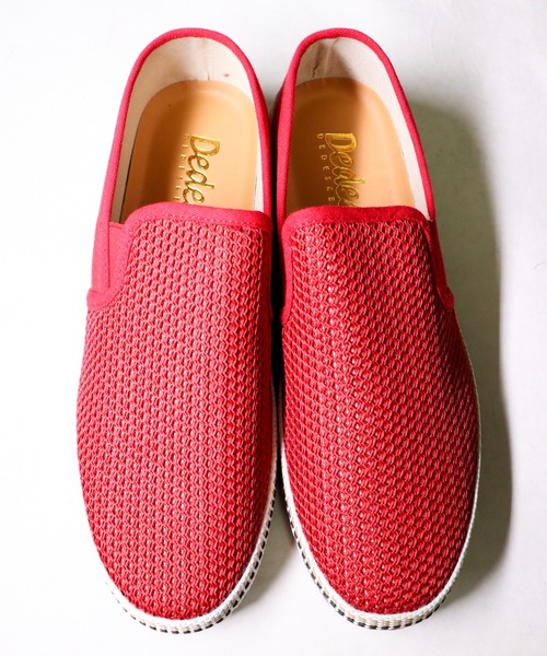 Dedes(デデス)の「DEDES メッシュスリッポンシューズ(スリッポン・メンズ・ホワイト×ネイビー/ブラック×ホワイト/カーキ/ブルー系その他/イエロー/ネイビー/ブルー/オレンジ/レッド系その他/レッド/ブラック/ブルー系その他2/ホワイト/ブラウン/グリーン/ブルー系その他3/グリーン系その他・36/37/38/39/42/40/41/43/44)」の15枚目の写真