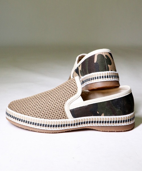 Dedes(デデス)の「DEDES メッシュスリッポンシューズ(スリッポン・メンズ・ホワイト×ネイビー/ブラック×ホワイト/カーキ/ブルー系その他/イエロー/ネイビー/ブルー/オレンジ/レッド系その他/レッド/ブラック/ブルー系その他2/ホワイト/ブラウン/グリーン/ブルー系その他3/グリーン系その他・36/37/38/39/42/40/41/43/44)」の6枚目の写真