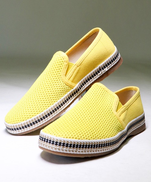 Dedes(デデス)の「DEDES メッシュスリッポンシューズ(スリッポン・メンズ・ホワイト×ネイビー/ブラック×ホワイト/カーキ/ブルー系その他/イエロー/ネイビー/ブルー/オレンジ/レッド系その他/レッド/ブラック/ブルー系その他2/ホワイト/ブラウン/グリーン/ブルー系その他3/グリーン系その他・36/37/38/39/42/40/41/43/44)」の14枚目の写真