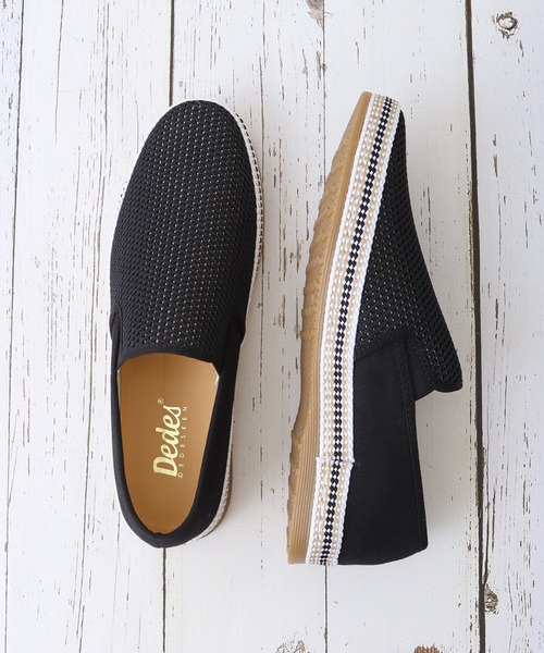 Dedes(デデス)の「DEDES メッシュスリッポンシューズ(スリッポン・メンズ・ホワイト×ネイビー/ブラック×ホワイト/カーキ/ブルー系その他/イエロー/ネイビー/ブルー/オレンジ/レッド系その他/レッド/ブラック/ブルー系その他2/ホワイト/ブラウン/グリーン/ブルー系その他3/グリーン系その他・36/37/38/39/42/40/41/43/44)」の18枚目の写真