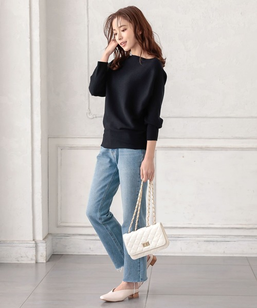 KOBE LETTUCE（コウベレタス）の「スクエアトゥVカット台形ヒールバブーシュ（その他シューズ・レディース・ホワイト/ミント/アイボリー/ブラック・M/S/L/LL）」の12枚目の写真