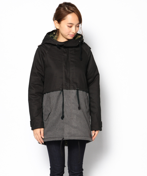 LB-03（エルビー・ゼロスリー）の「03 チェンジモッズコート（モッズコート・レディース・カーキ系/ブラック系・FREE）」の12枚目の写真