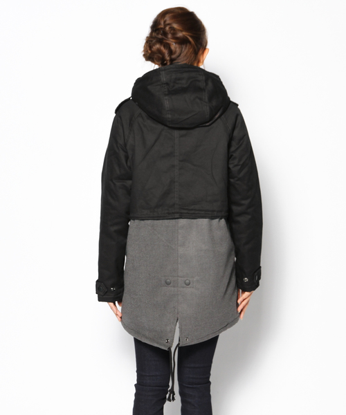 LB-03（エルビー・ゼロスリー）の「03 チェンジモッズコート（モッズコート・レディース・カーキ系/ブラック系・FREE）」の10枚目の写真