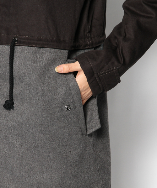 LB-03（エルビー・ゼロスリー）の「03 チェンジモッズコート（モッズコート・レディース・カーキ系/ブラック系・FREE）」の4枚目の写真