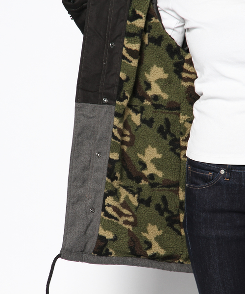 LB-03（エルビー・ゼロスリー）の「03 チェンジモッズコート（モッズコート・レディース・カーキ系/ブラック系・FREE）」の8枚目の写真