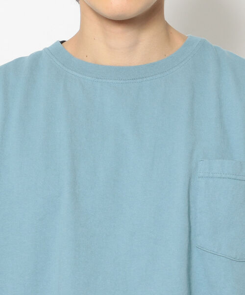 Goodwear(Since1983)(グッドウェア)の「GOODWEAR/グッドウェア SS POCKET TEE BIG ショートスリーブポケットTビッグ(Tシャツ/カットソー・メンズ・エメラルド/ブラック/チャコール/セージグリーン/ホワイト/ベージュ・XX-LARGE)」の9枚目の写真