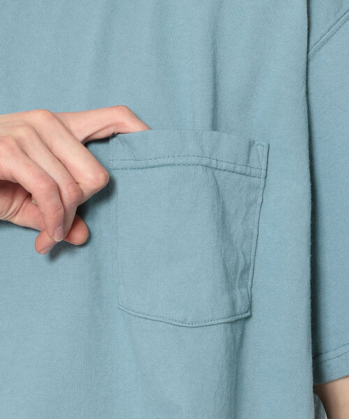 Goodwear(Since1983)(グッドウェア)の「GOODWEAR/グッドウェア SS POCKET TEE BIG ショートスリーブポケットTビッグ(Tシャツ/カットソー・メンズ・エメラルド/ブラック/チャコール/セージグリーン/ホワイト/ベージュ・XX-LARGE)」の10枚目の写真