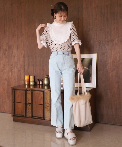 one after another NICE CLAUP（ワンアフターアナザーナイスクラップ）の「マラボートートバッグ（トートバッグ・レディース・ベージュ/グレー/ゼブラ・FREE）」の9枚目の写真