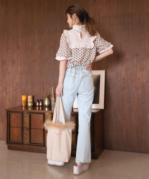 one after another NICE CLAUP（ワンアフターアナザーナイスクラップ）の「マラボートートバッグ（トートバッグ・レディース・ベージュ/グレー/ゼブラ・FREE）」の20枚目の写真