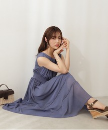 PROPORTION BODY DRESSING | 前後２ＷＡＹ楊柳シャーリングワンピース / 1211240606(ワンピース)