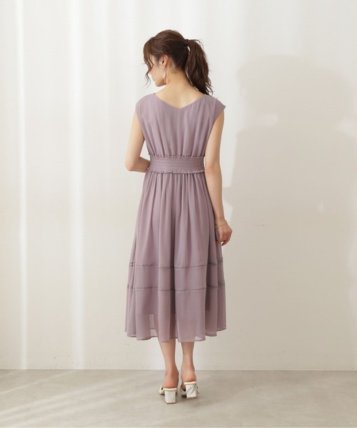 PROPORTION BODY DRESSING（プロポーションボディドレッシング）の「前後２ＷＡＹ楊柳シャーリングワンピース / 1211240606（ワンピース・レディース・ピンク/ブルー/ネイビー・MEDIUM/SMALL）」の8枚目の写真