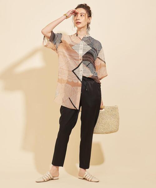 タグ付き新品 BEAUTY&YOUTH サテンドロースト パンツ ウォッシャブル BEAUTY&YOUTH UNITED ARROWS（ビューティーアンドユース