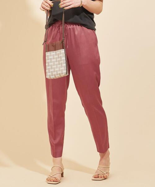 BEAUTY&YOUTH UNITED ARROWS(ビューティーアンドユースユナイテッドアローズ)の「BY サテンドローストパンツ -ウォッシャブル- ∴(その他パンツ・レディース・コバルトブルー/ピンク/ブラック/オリーブ・M/S/L)」の15枚目の写真